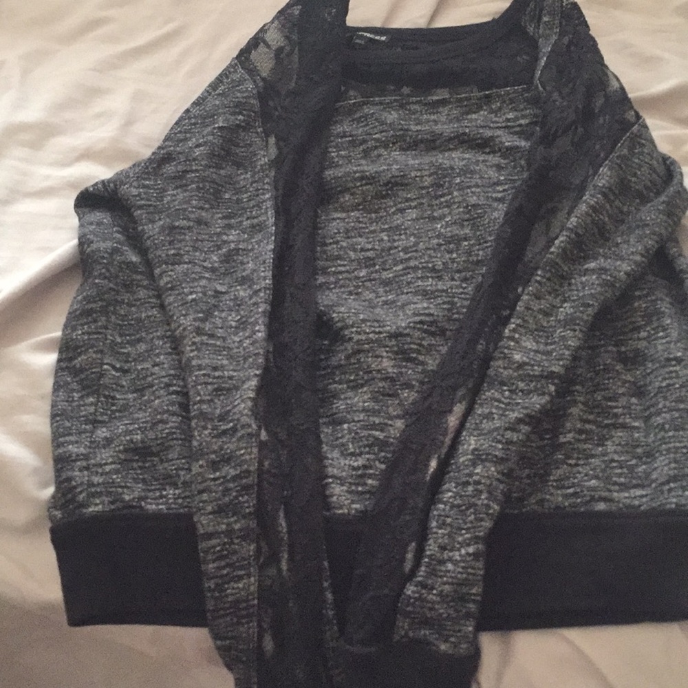 Lace sweater